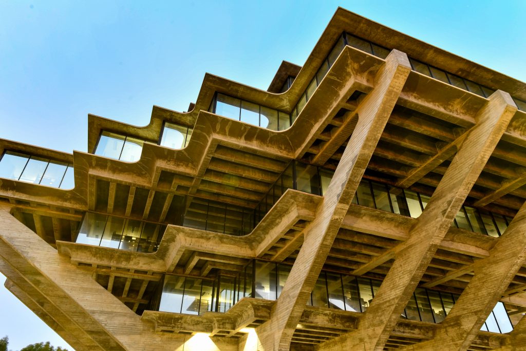 Giesel Library as an example of Brutalist Architecture or Brutalism